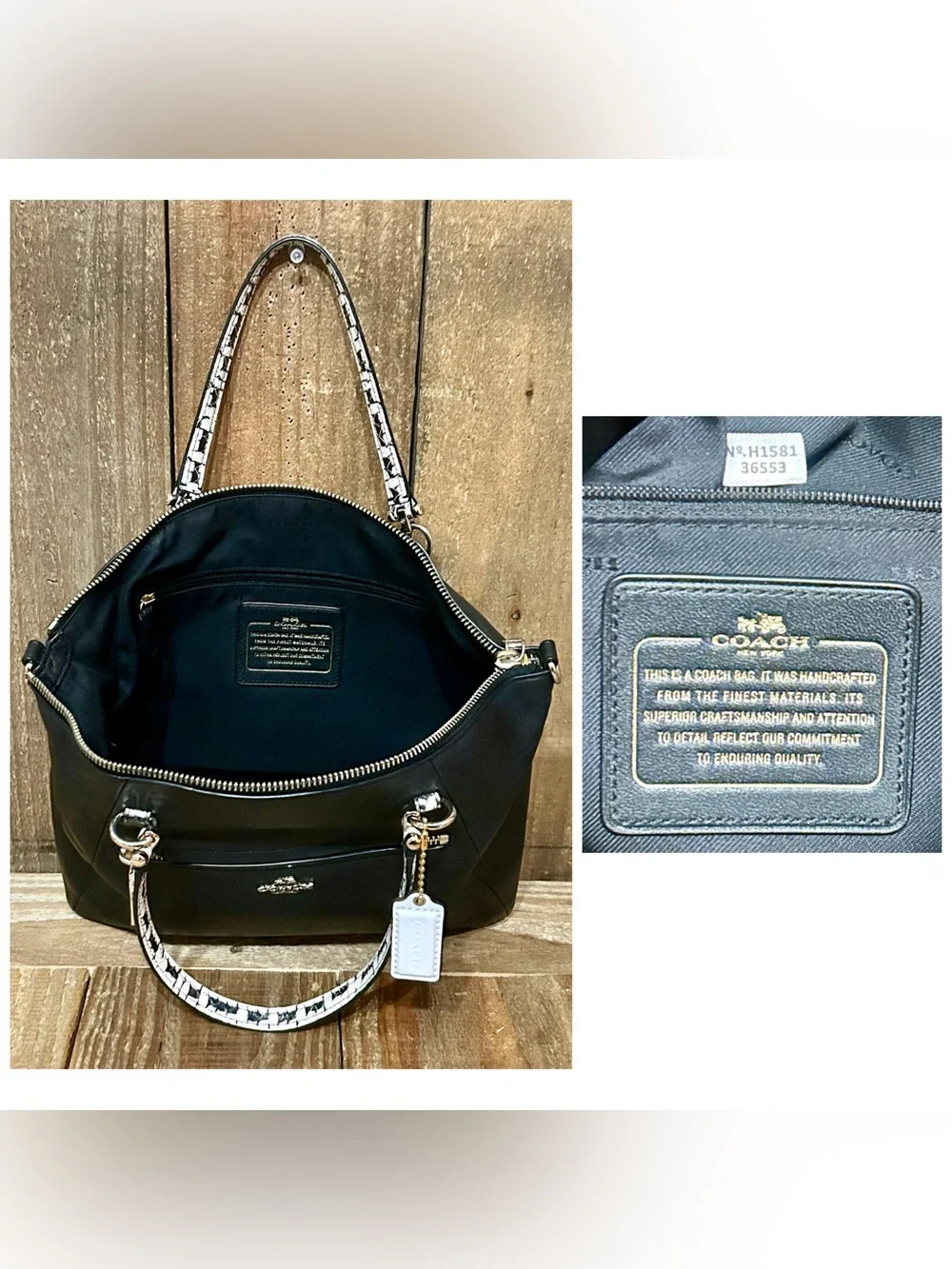 Coach: 5 Piece Set: Prairie Python Satchel with Free Wristlet, Scarfs & Dust Bag